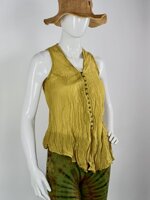 top-cotone-plisse-senape