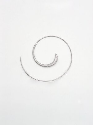 orecchino-argento-spirale