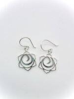 orecchino-argento-fiore-di-loto