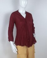 camicia-cotone-bordeaux