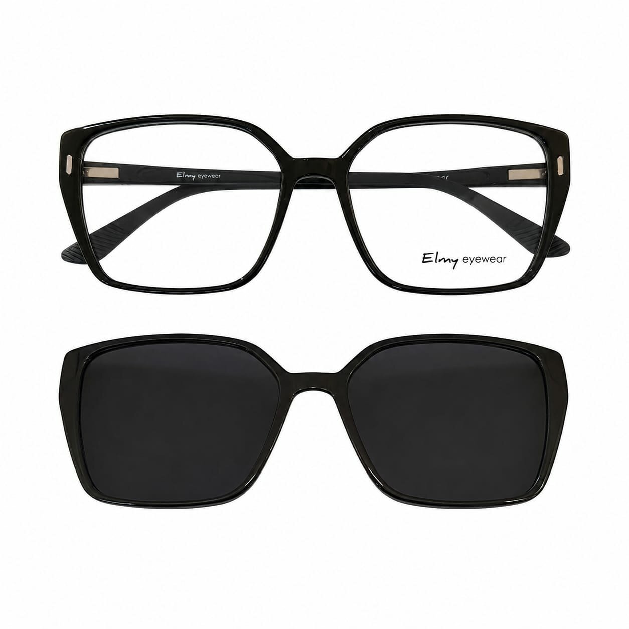 Occhiali da vista con clip-on Elmy Eyewear: stile, praticità e protezione UV