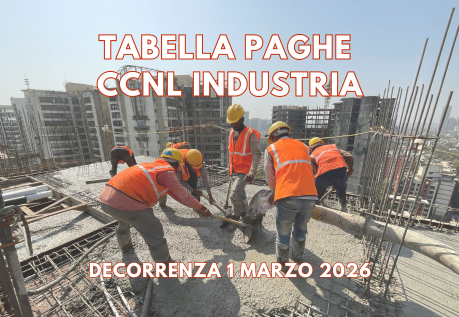 Tabella Paghe Edilizia Industria - decorrenza 01/03/2026