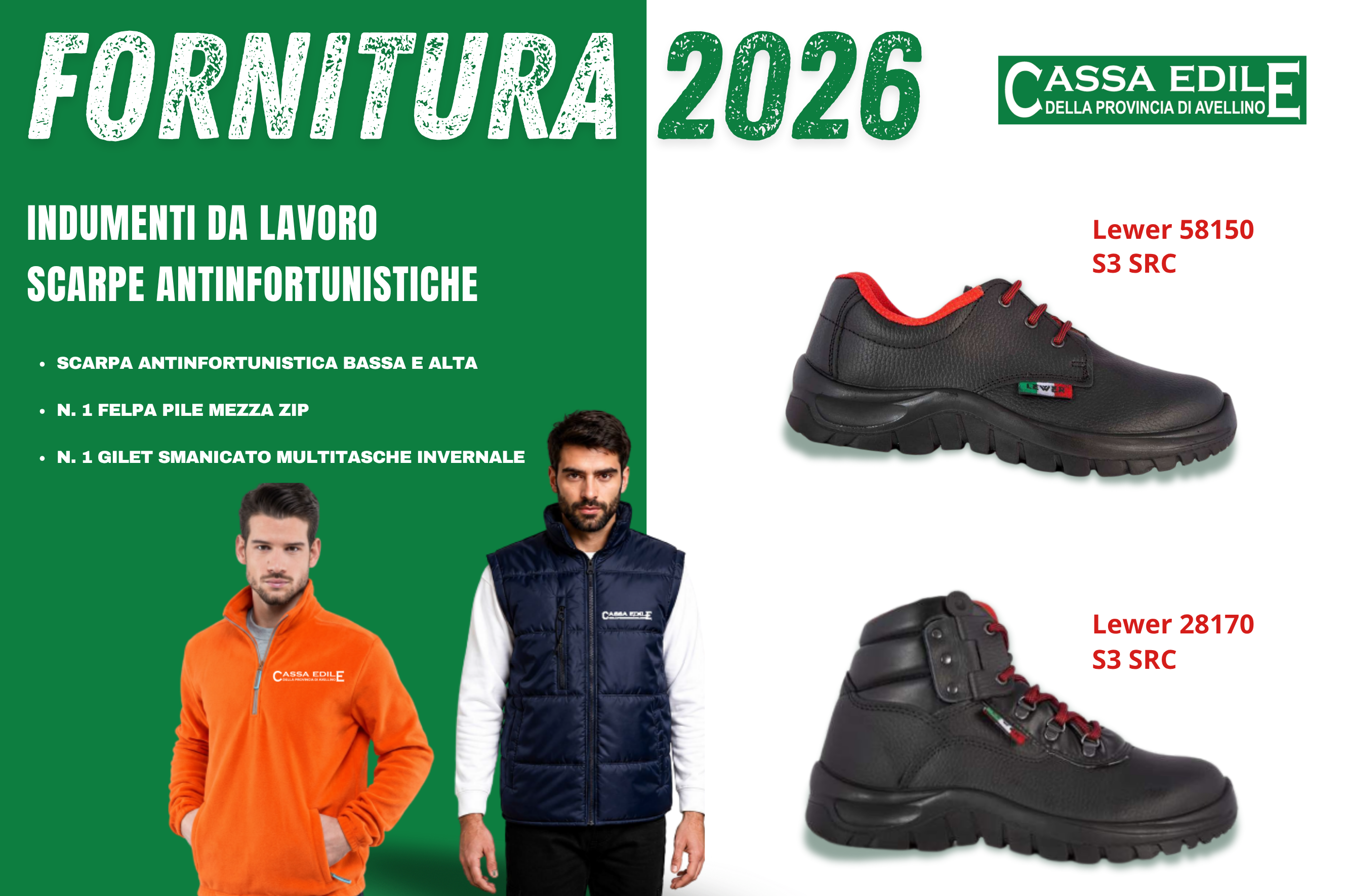 Regolamento Fornitura Indumenti da lavoro e Calzature Antinfortunistiche - Anno 2026