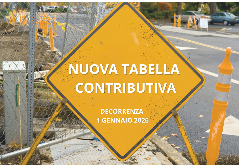 Sospensione contributo F.I.O. e nuova Tabella Contributiva - decorrenza 01/01/2026