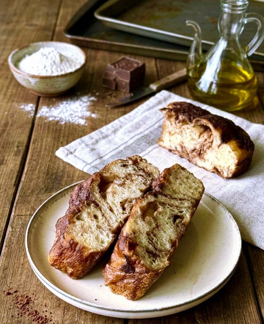 Focaccia al cioccolato