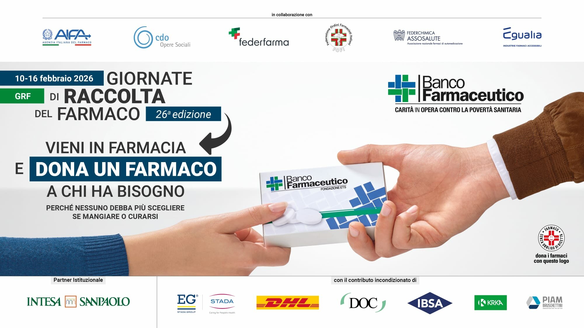Giornata di Raccolta del Farmaco 2026