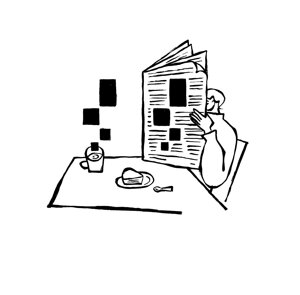 Fernando Cobelo, hot beverages, coffee, tea, spot illustrations, New Yorker, New York