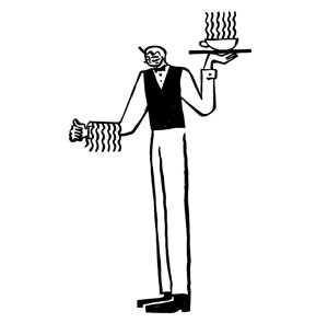 Fernando Cobelo, hot beverages, coffee, tea, spot illustrations, New Yorker, New York