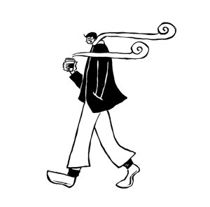 Fernando Cobelo, hot beverages, coffee, tea, spot illustrations, New Yorker, New York