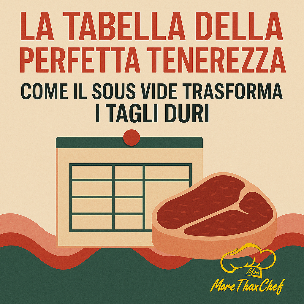 La Tabella della Perfetta Tenerezza: Come il Sous Vide Trasforma i Tagli Duri