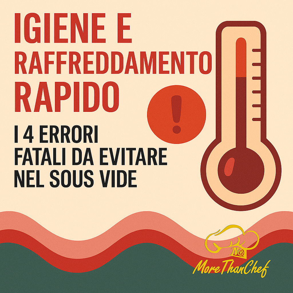 Igiene e Raffreddamento Rapido: I 4 Errori Fatali da Evitare nel Sous Vide