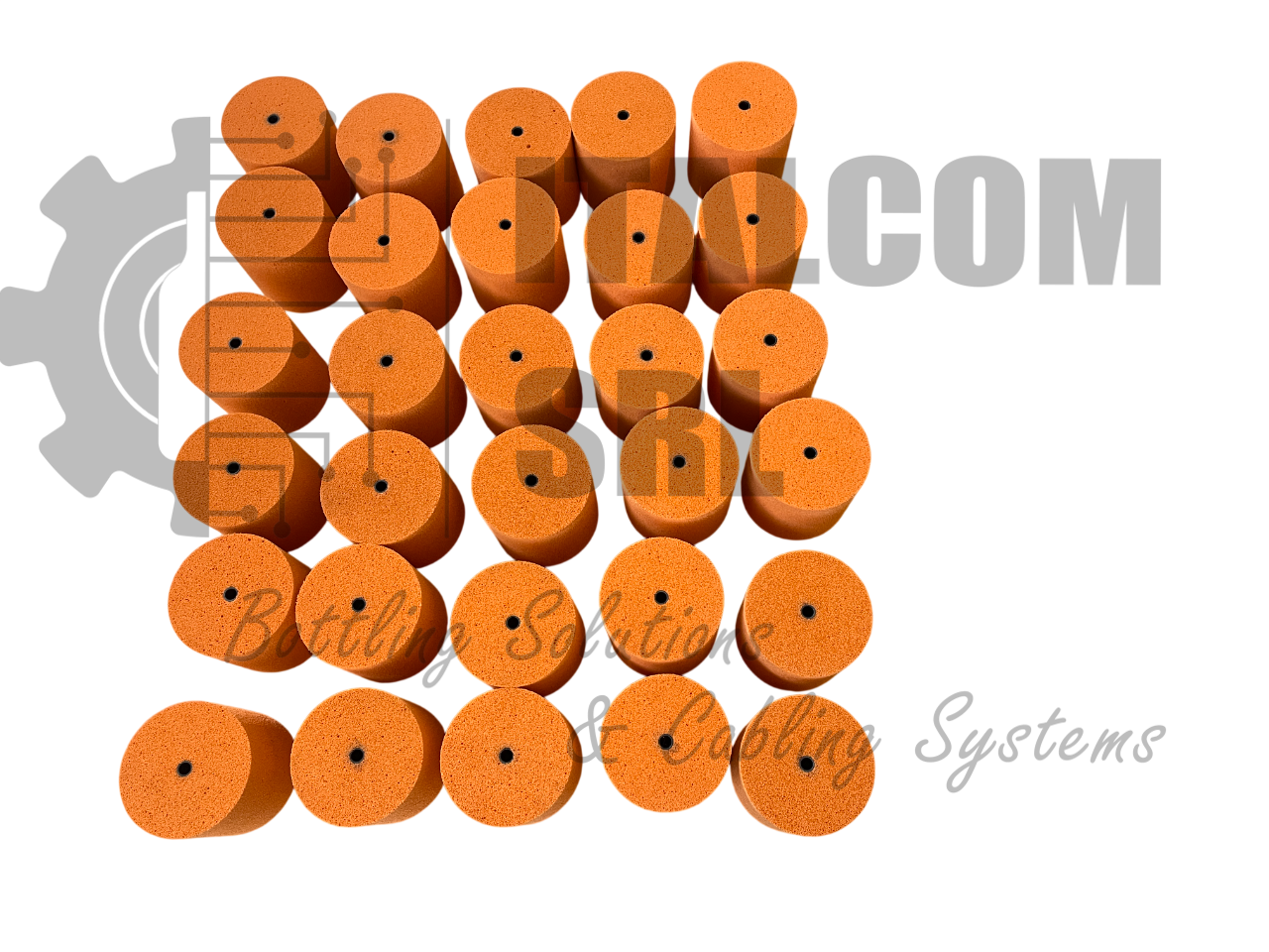 CORIMA - RULLO ARANCIONE GOMMA