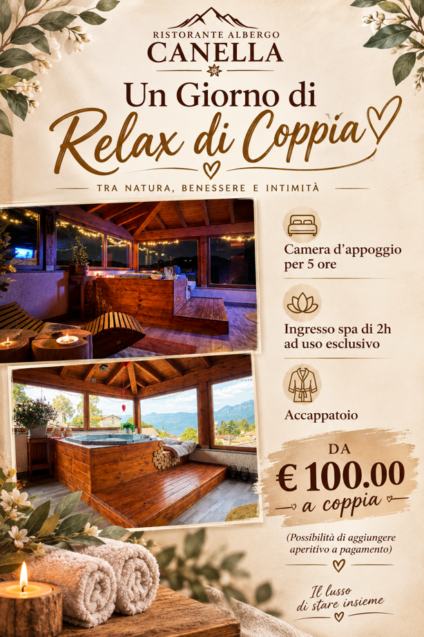 relax di coppia tra natura e benessere