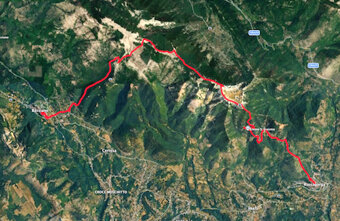 traversata dei monti lepini mappa
