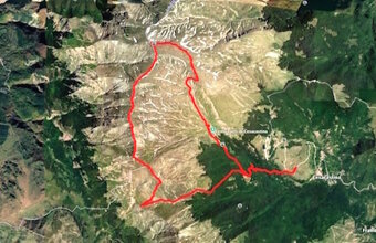 anello delle cento fonti mappa