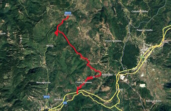 cimata delle serra mappa