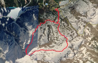 croda rossa mappa