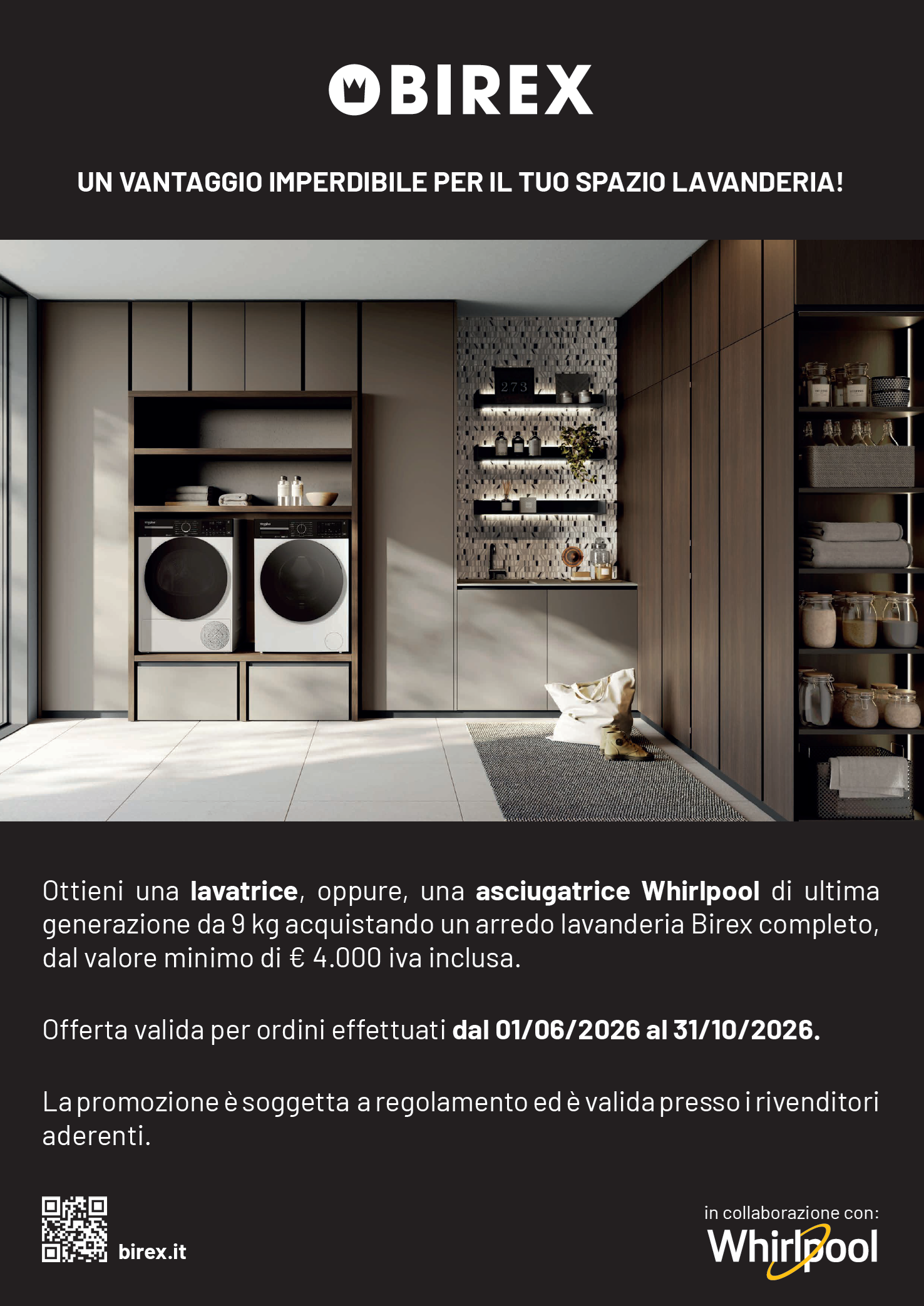 PROMO SPAZIO LAVANDERIA BIREX