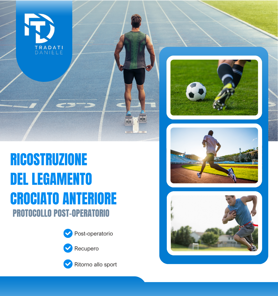 Riabilitazione post ricostruzione legamento crociato anteriore