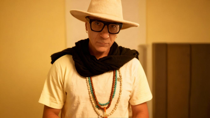 simone baldini tosi cappello bianco e sciarpa nera resize