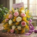 bouquet-deluxe-mimosa-con-12-rose-edizione-luxury-festa-della-donna-milano