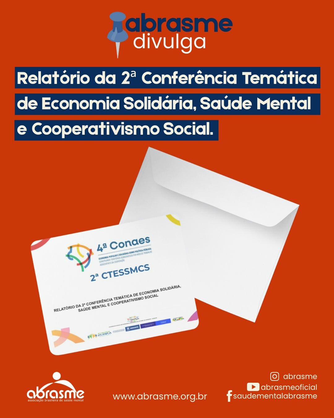 Relatório da II Conferência Temática de Economia Solidária, Saúde Mental e Cooperativismo Social