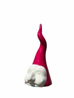 corno-portafortuna-fucsia-con-maschera-pulcinella-in-ceramica-fatto-a-mano-in-italia
