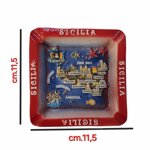 posacenere-sicilia-in-ceramica-in-rilievo-fatto-a-mano-in-italia