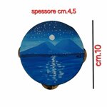 tamburello-artigianale-in-legno-e-pelle-veduta-di-napoli-di-notte-dipinto-a-mano-con-pittura-acrilica-varie-misure-made-in-italy