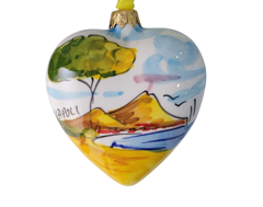 pallina di natale cuore veduta napoli (2)