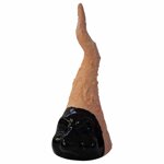 corno-portafortuna-in-ceramica-con-maschera-effetto-schiumato-fatto-a-mano-made-in-italy