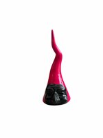 corno-portafortuna-fucsia-con-maschera-pulcinella-in-ceramica-fatto-a-mano-in-italia