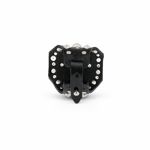 la-gladiatrice-bracciale-cuoio-nero-e-logo-in-argento