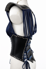 corsetto-bretia-in-cuoio-nero-lycra-blu-e-argento