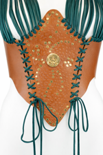 corpetto-strutturato-con-maniche-in-cuoio-naturale-e-lycra-verde