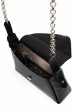 lasignorina-cuoio-nero-con-logo-in-argento