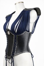 corsetto-bretia-in-cuoio-nero-lycra-blu-e-argento