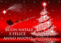 Auguri di buon Natale a felice anno nuovo 